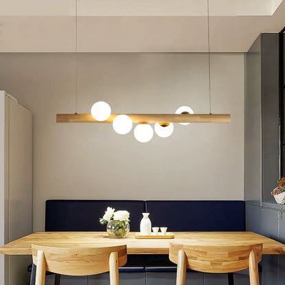 Lenn – Suspension moderne en bois massif