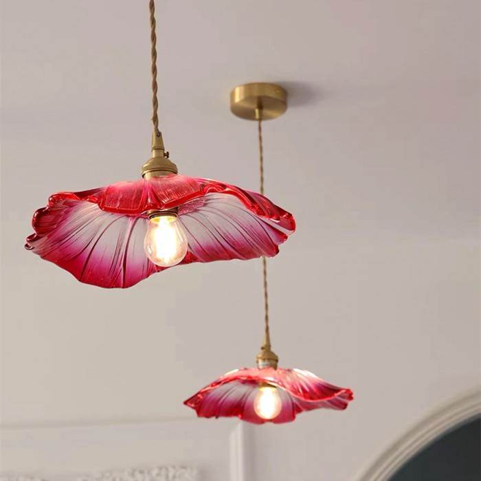 Plafonnier FleurVintage – Éclairage floral au charme rétro