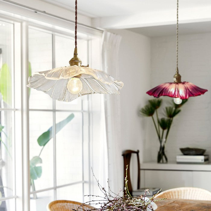 Plafonnier FleurVintage – Éclairage floral au charme rétro