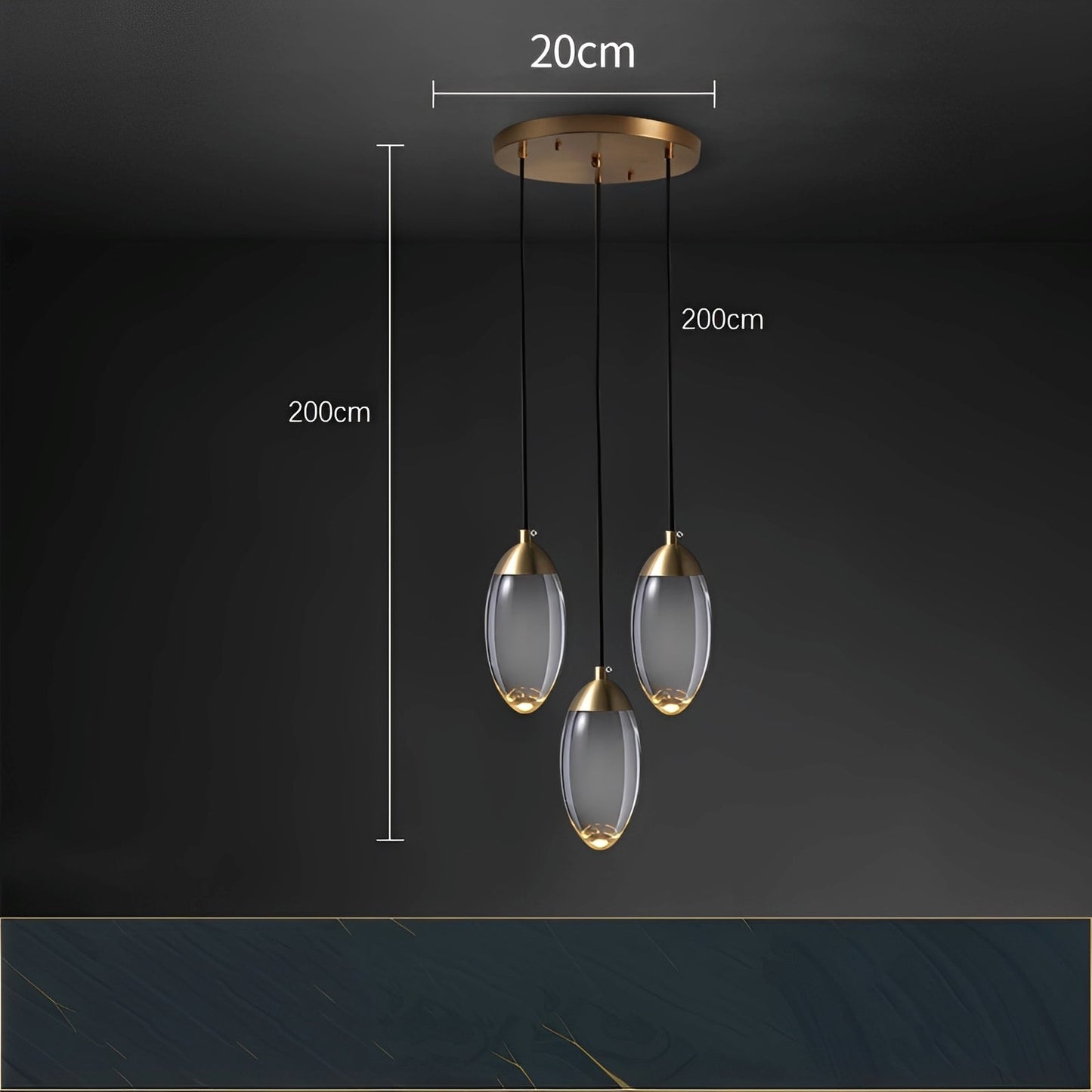 Geoff – Lampe suspendue simple