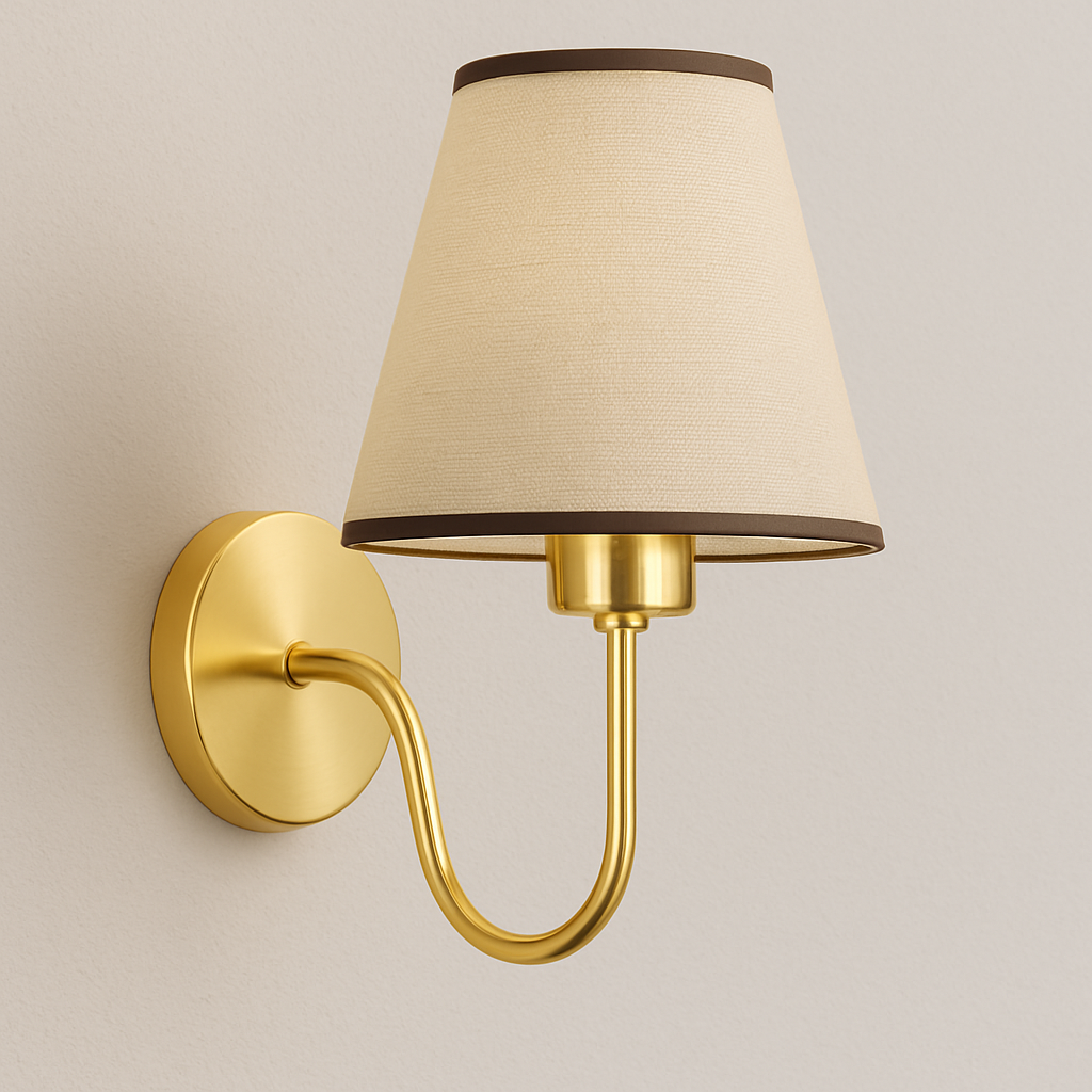 Erik – Lampe murale en tissu moderne