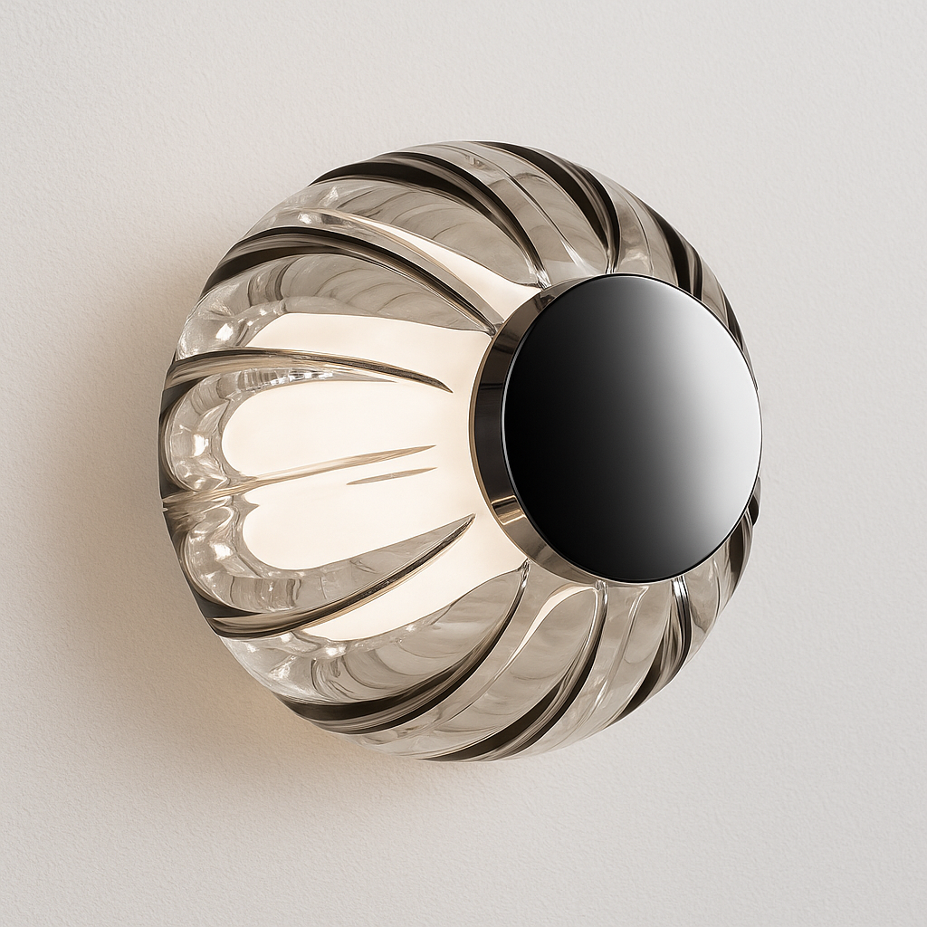 Perla – Applique murale en verre avec design perles