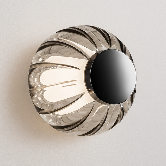 Perla – Applique murale en verre avec design perles
