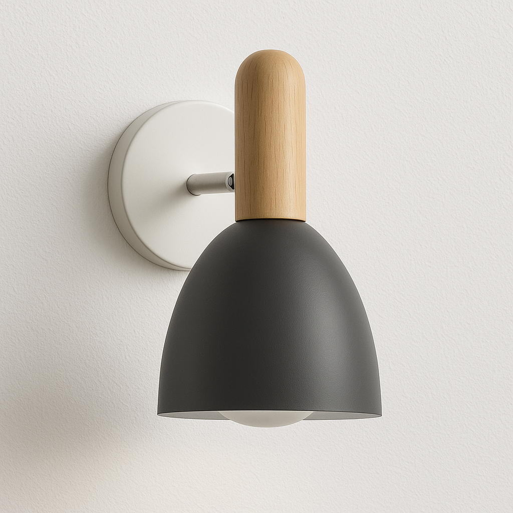 Makara – Lampe de chevet nordique en macaron