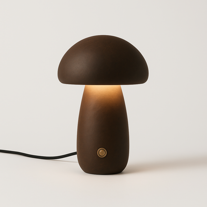 Mushka – Mignonne Lampe de Nuit LED en Bois Champignon