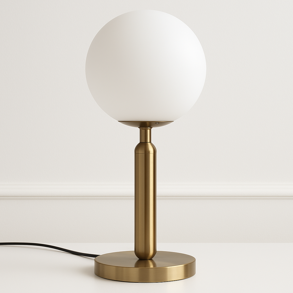 Lilith – Lampe de chevet en verre minimaliste