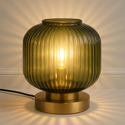 Luma – Lampe de bureau en verre minimaliste