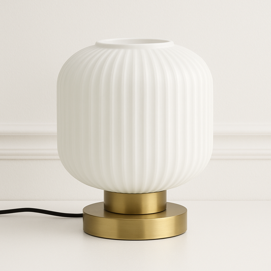 Luma – Lampe de bureau en verre minimaliste