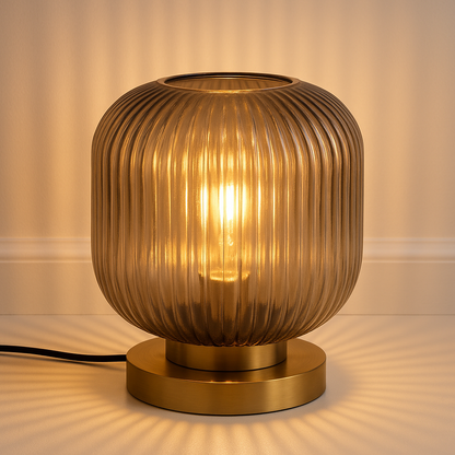 Luma – Lampe de bureau en verre minimaliste