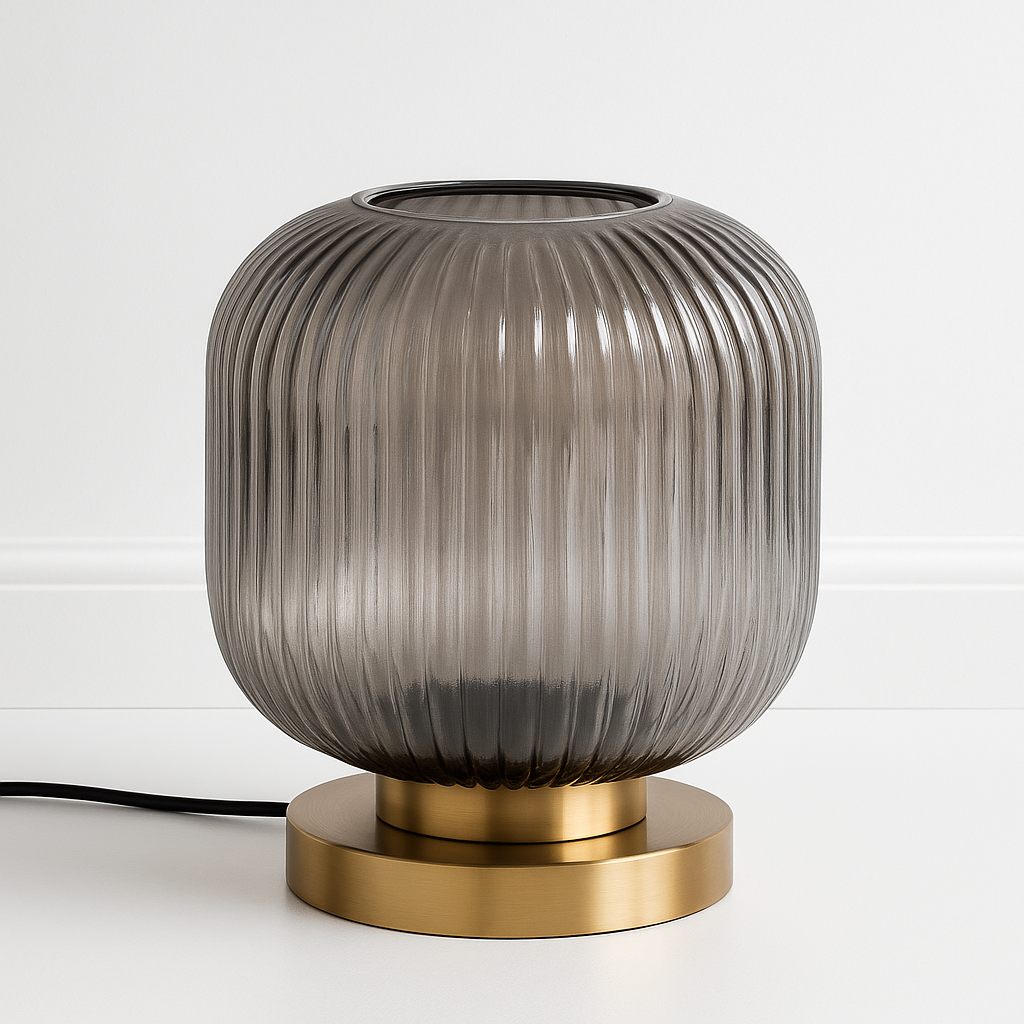 Luma – Lampe de bureau en verre minimaliste