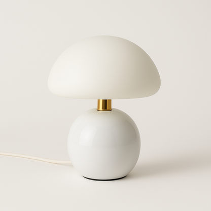 Julie – Lampe de table champignon style givre