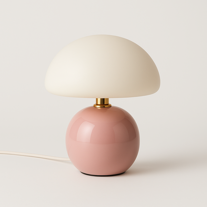 Julie – Lampe de table champignon style givre