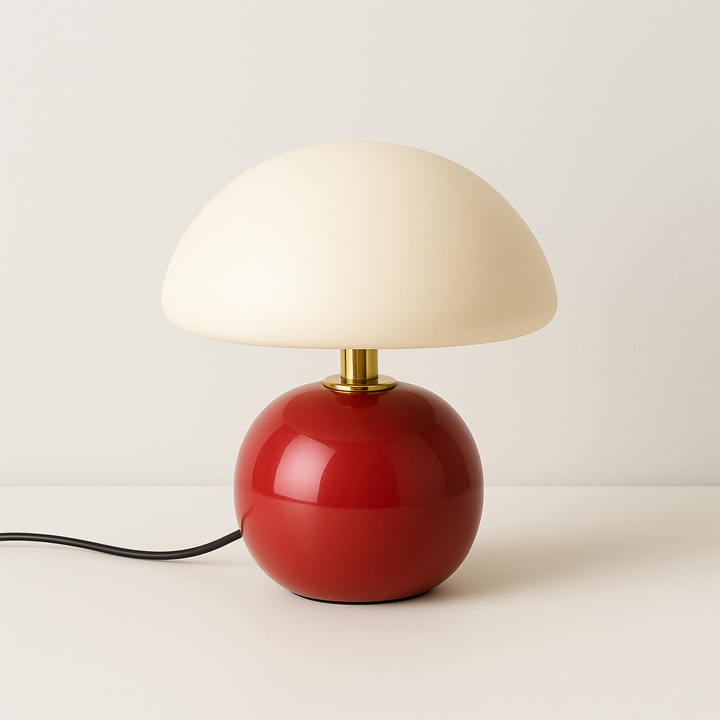 Julie – Lampe de table champignon style givre