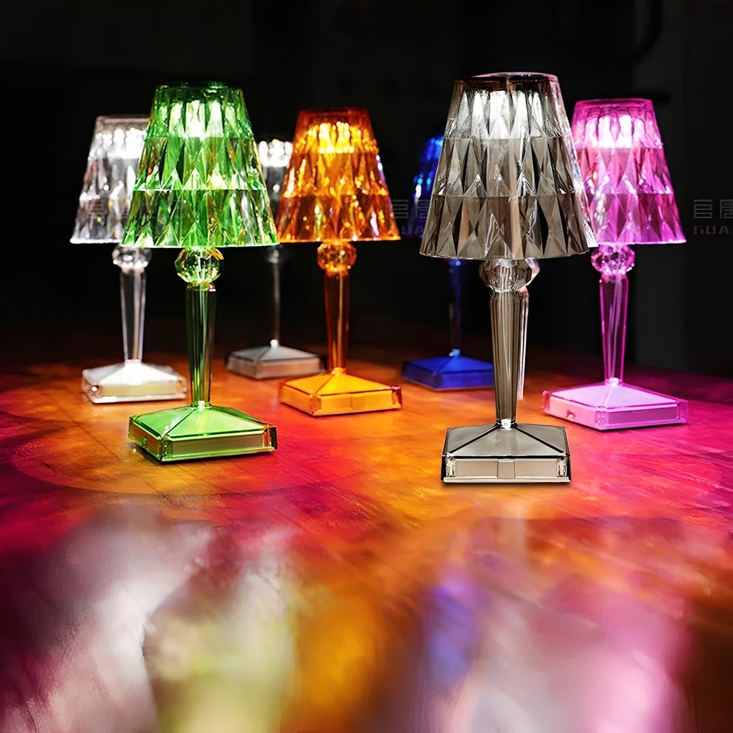 Lysandra – Lampe de bureau en cristal luxueuse