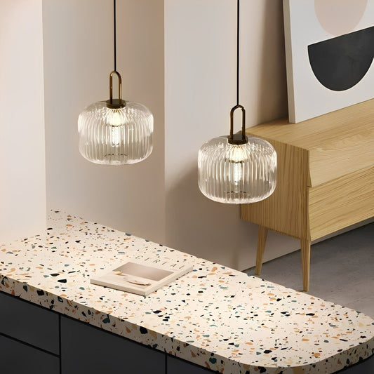 Kiyomitsu – Lampe Pendante en Verre Rond