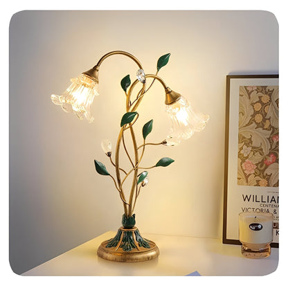 Elena – Lampe de table rétro américaine