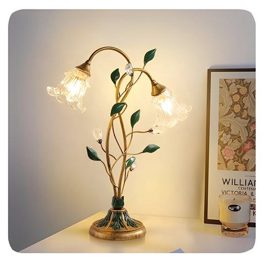 Elena – Lampe de table rétro américaine