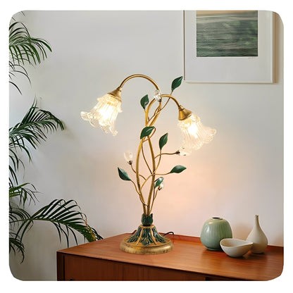 Elena – Lampe de table rétro américaine