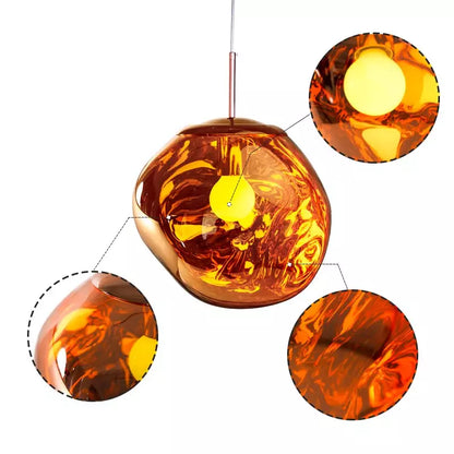 Elara – Lustre Lave Moderne