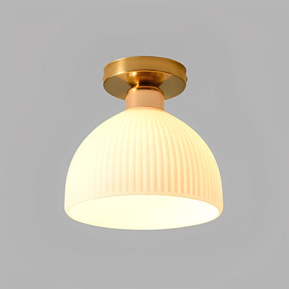 Liora – Plafonnier moderne en verre opale
