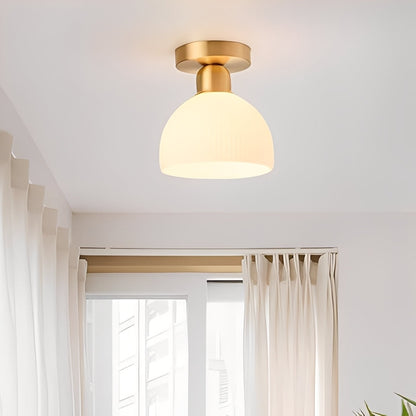 Liora – Plafonnier moderne en verre opale
