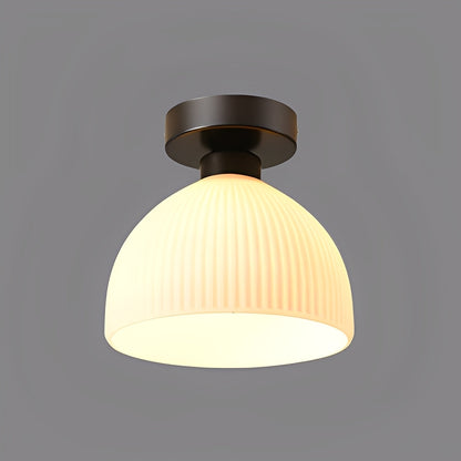 Liora – Plafonnier moderne en verre opale