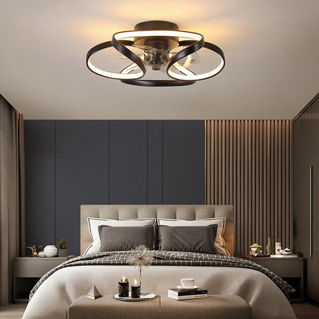 Bloem – Ventilateur de plafond LED moderne