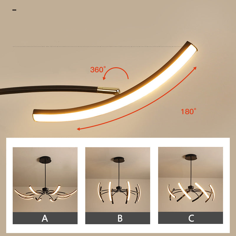 Lustra – Plafonnier moderne avec design élégant pour espaces de vie raffinés