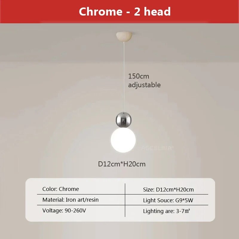Suspension Globe Suspendue De Chevet