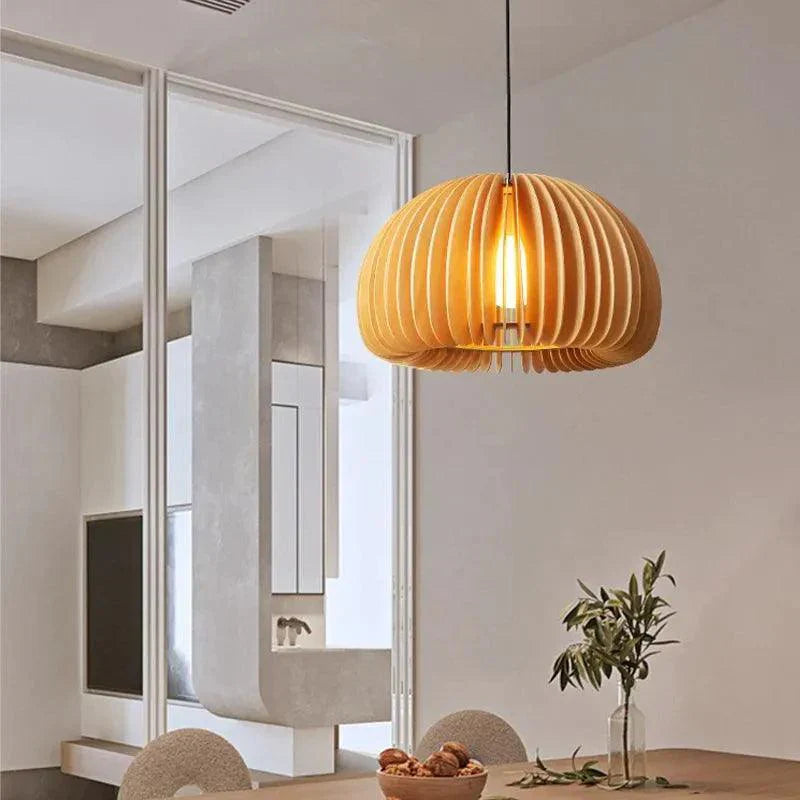 Itsuki – Lustre en bois japonais style Zen