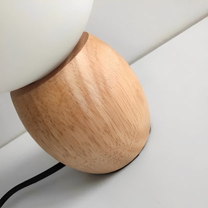 Nozomi – Lampe de table en verre minimaliste avec LED