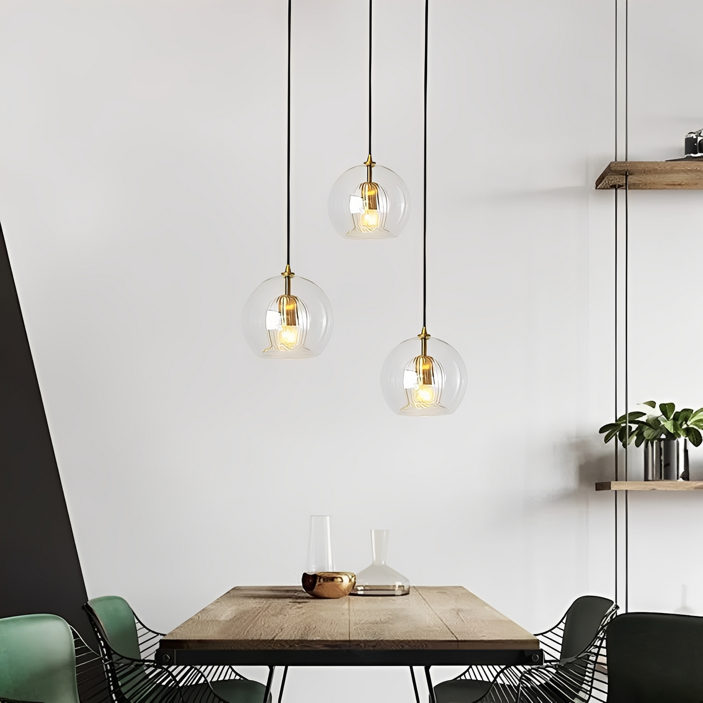 Perry – Lustre en verre créatif
