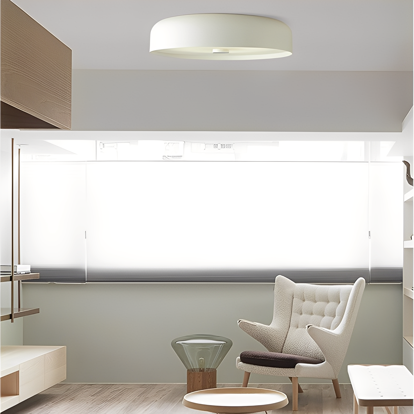 Tasha – Lampe de Plafond Ronde Minimaliste Italienne
