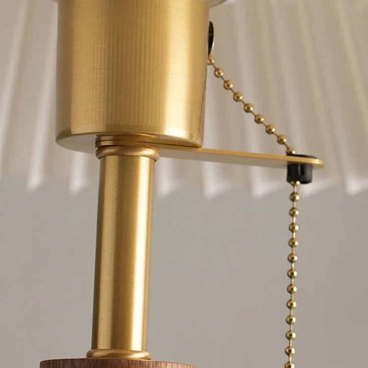 Sayuri – Lampe de chevet rétro en noyer