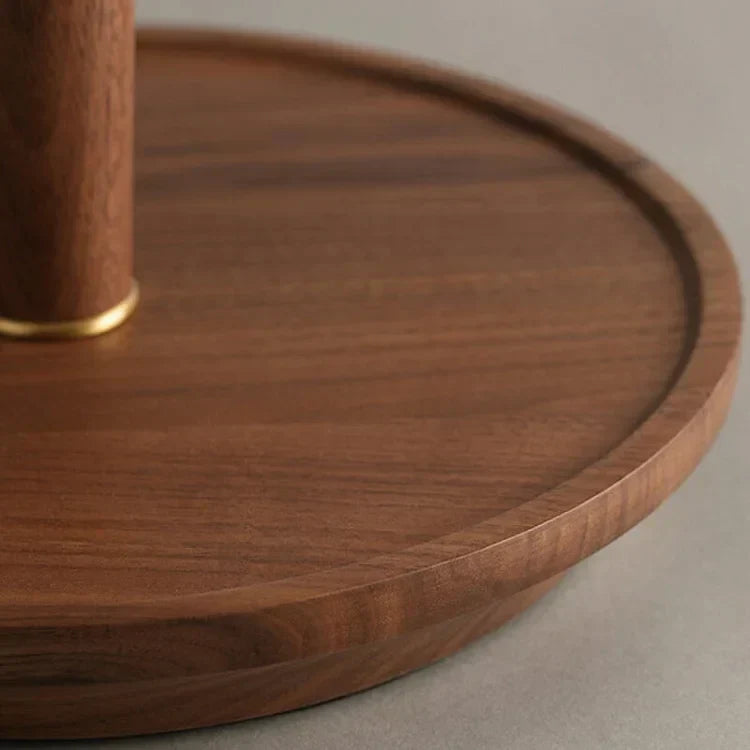 Sayuri – Lampe de chevet rétro en noyer