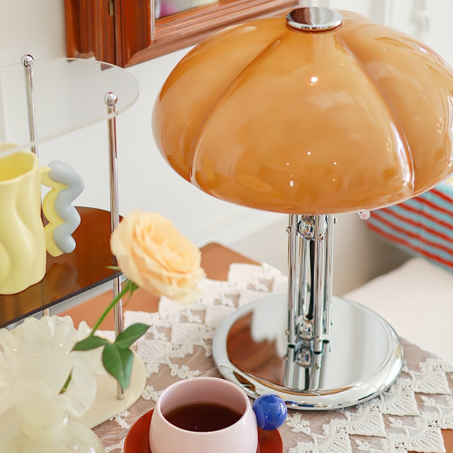 Noemi – Lampe de table créative en citrouille