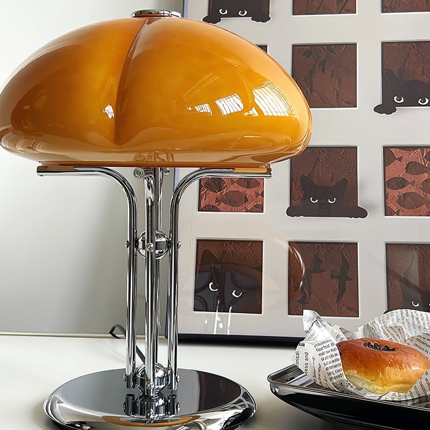 Noemi – Lampe de table créative en citrouille