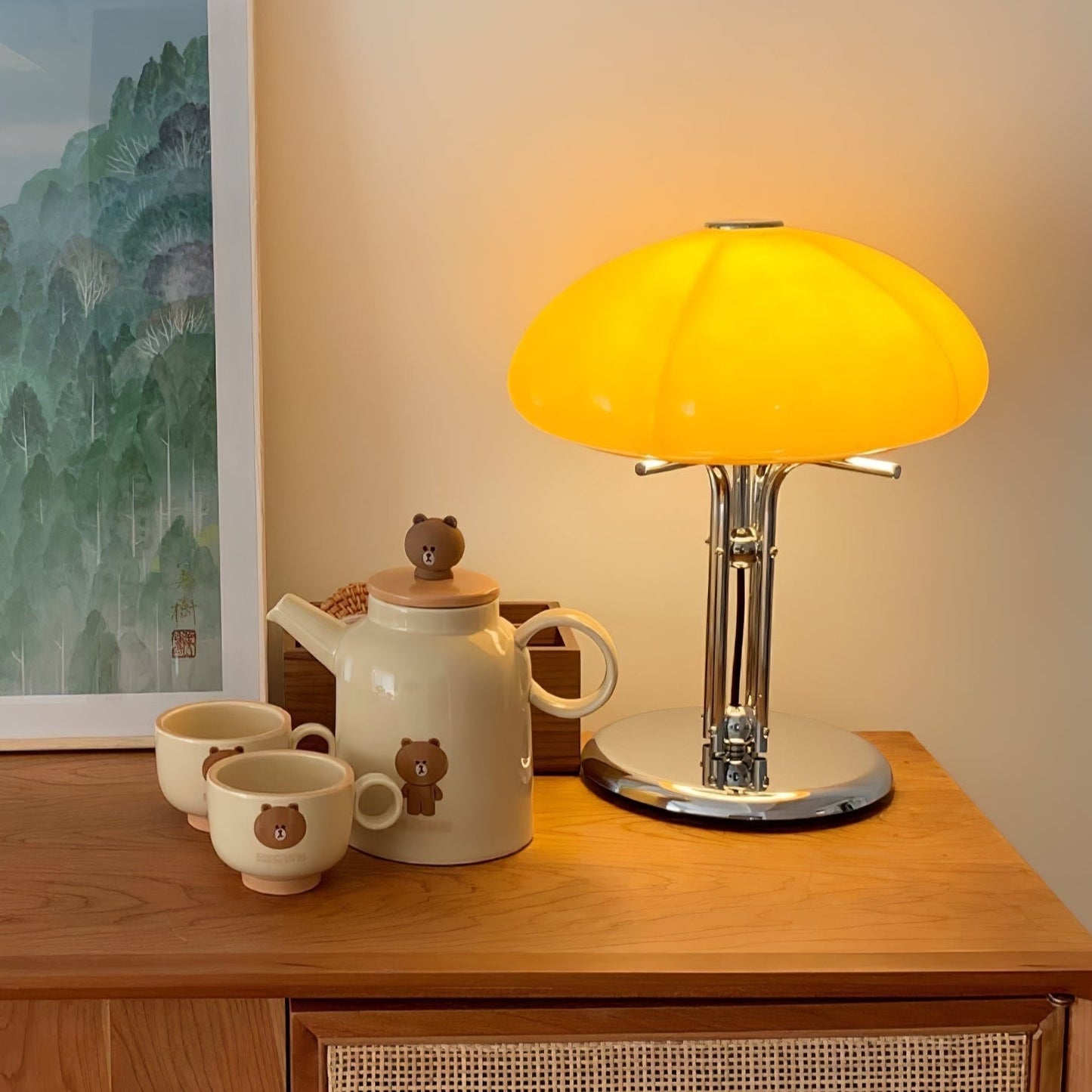 Noemi – Lampe de table créative en citrouille