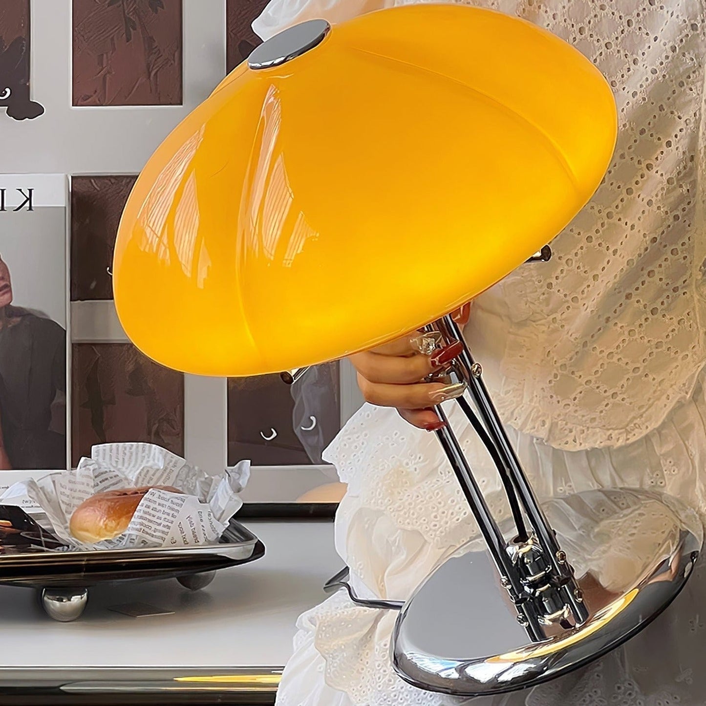 Noemi – Lampe de table créative en citrouille