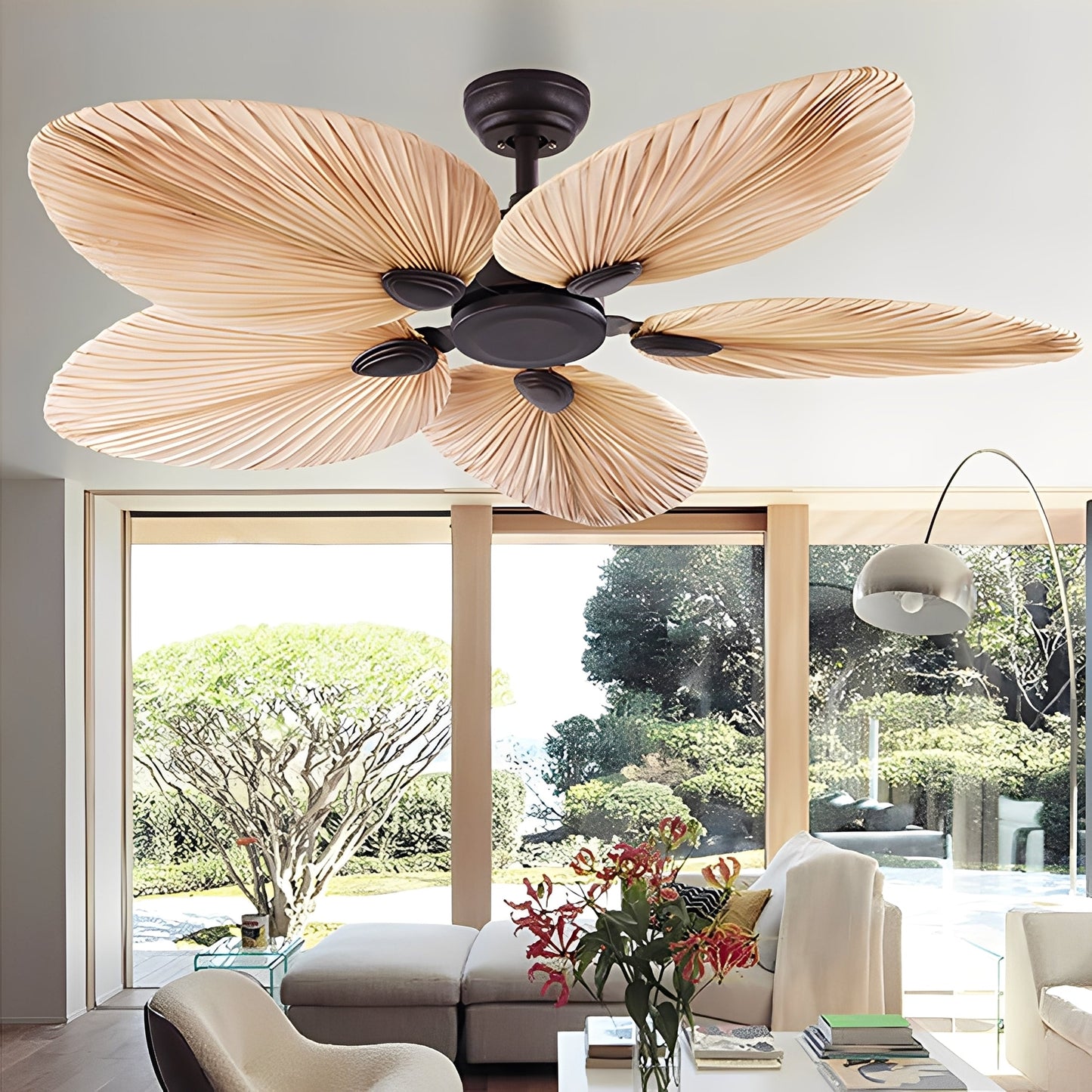 Kwai – Ventilateur de plafond traditionnel avec pales en bois