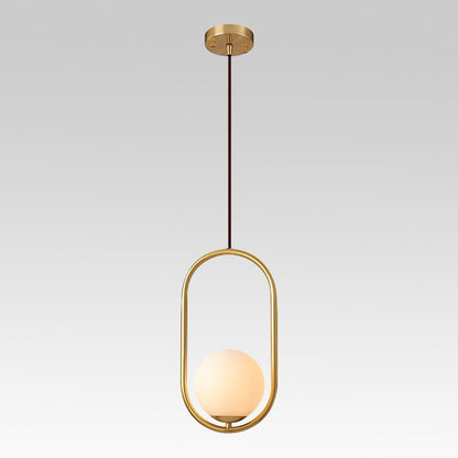 Bolzico – Suspension simple en verre sphérique