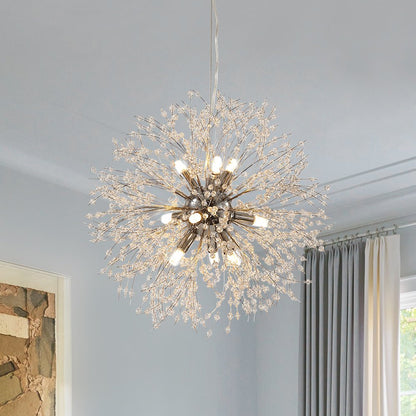 Nero – Lustre en cristal Dandelion