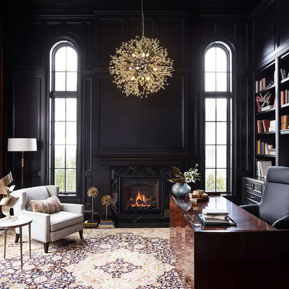 Nero – Lustre en cristal Dandelion