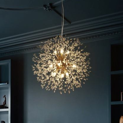 Nero – Lustre en cristal Dandelion