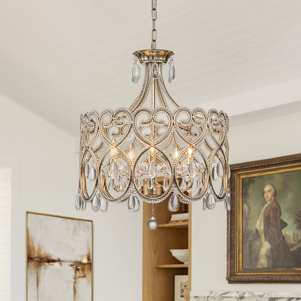 Janella – Lustre en cristal antique