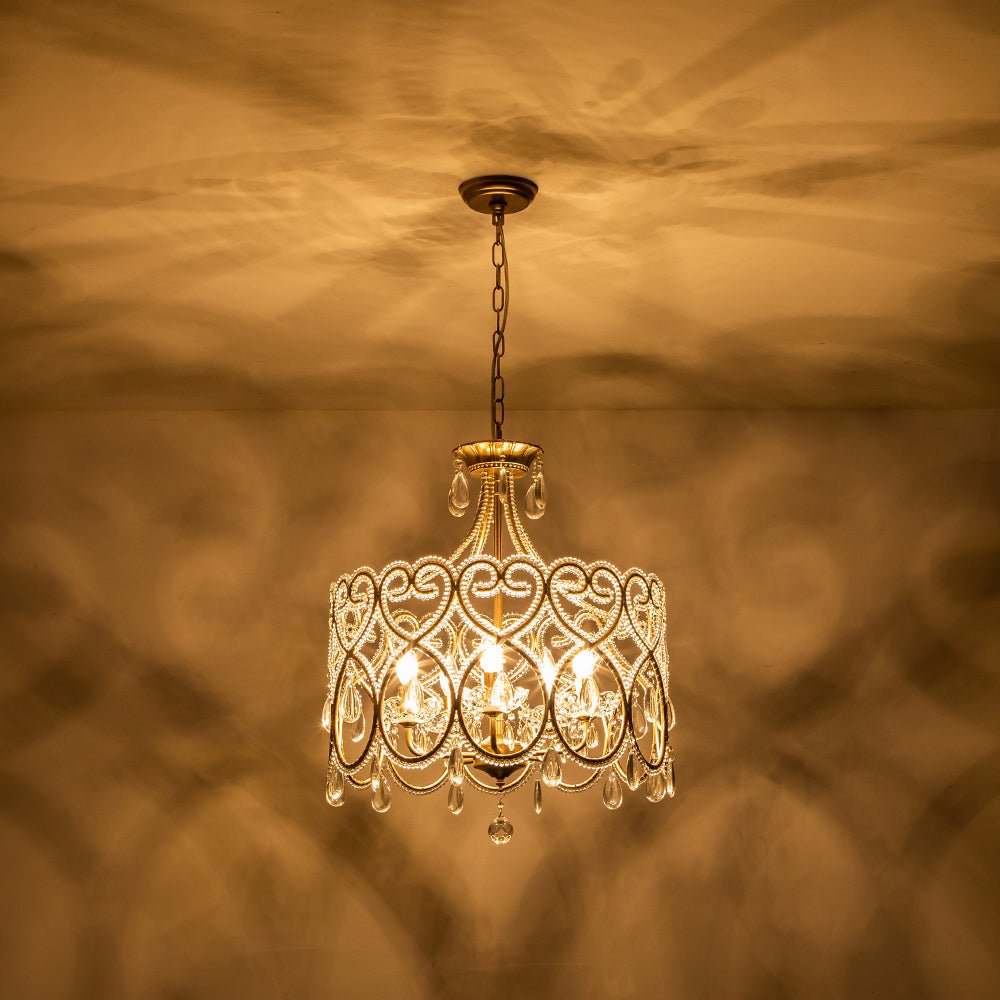 Janella – Lustre en cristal antique