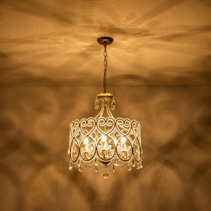 Janella – Lustre en cristal antique