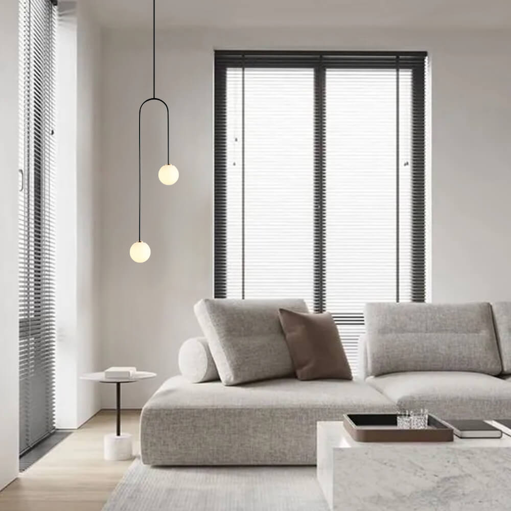 Harry – Suspension minimaliste en verre boule pour bougie