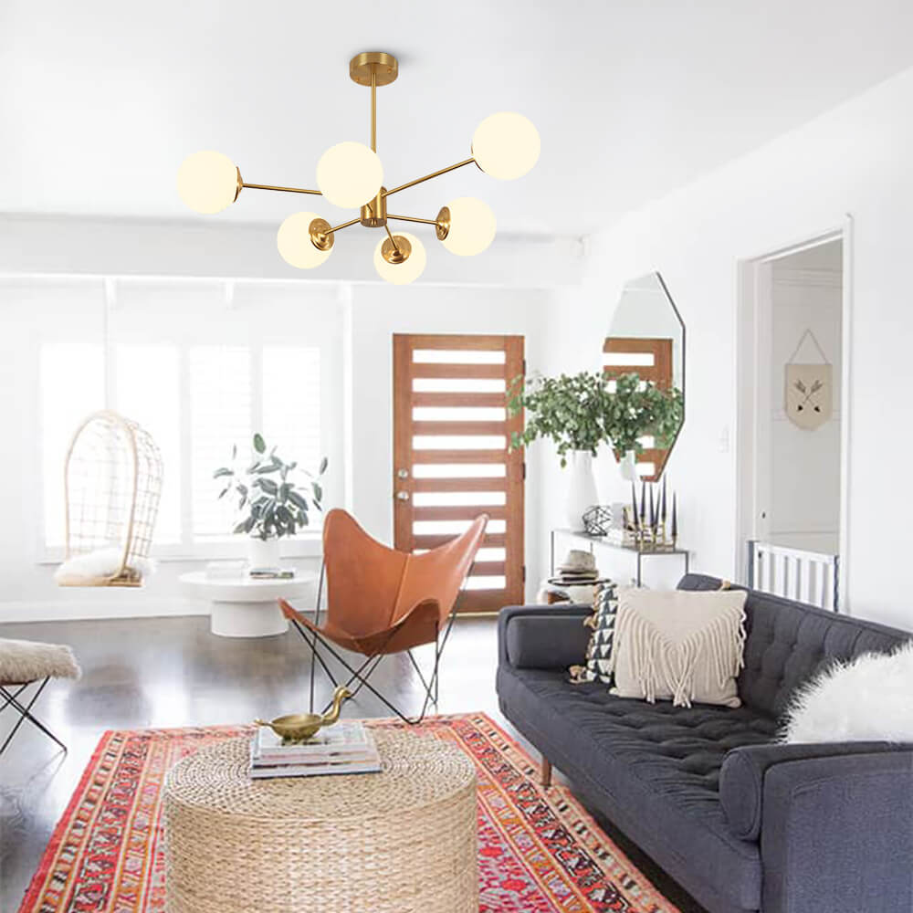 Tyrone – Suspension moderne simple en cuivre