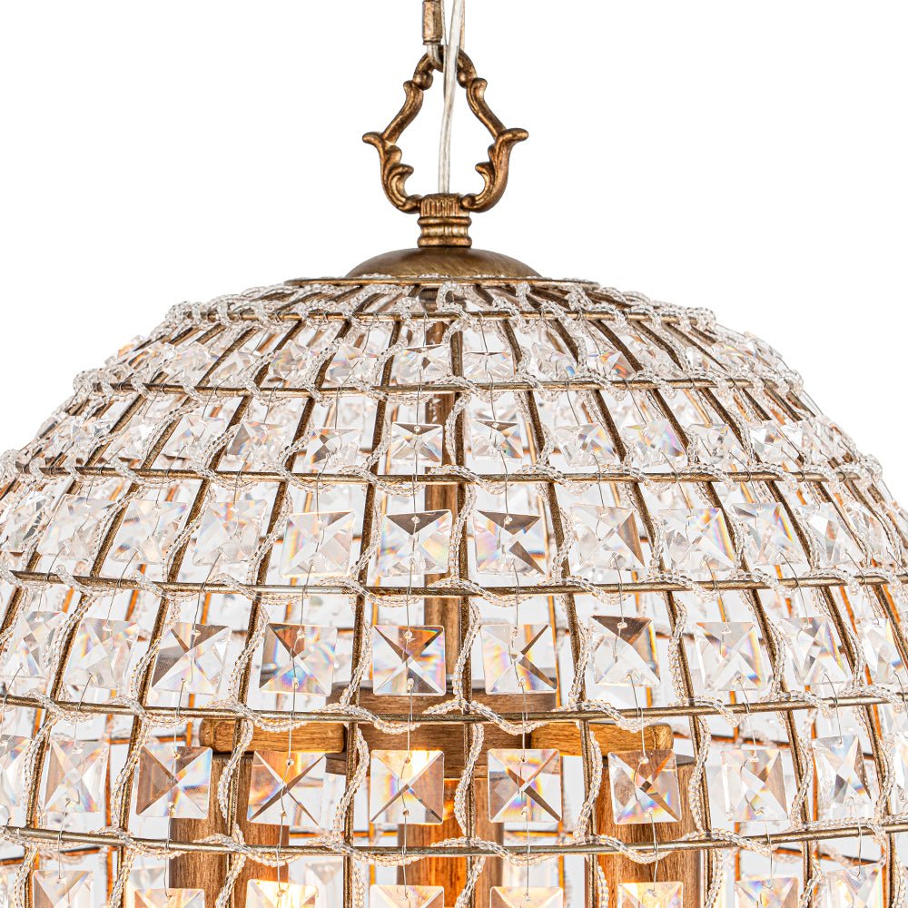 Lorax – Lustre rétro français en cristal